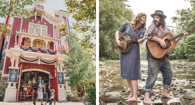 silver dollar city fire station and bluegrass branson mo